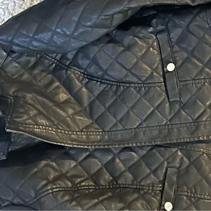 Baccini Black Quilted Puffer Jacket